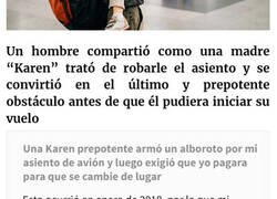 Enlace a Esta Karen intentó quitarle el asiento de avión a un hombre y armó un escándalo cuando él quiso recuperarlo