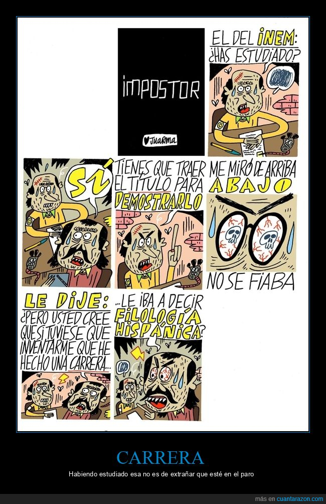 inem,paro,carrera,filolog&iacute;a hisp&aacute;nica