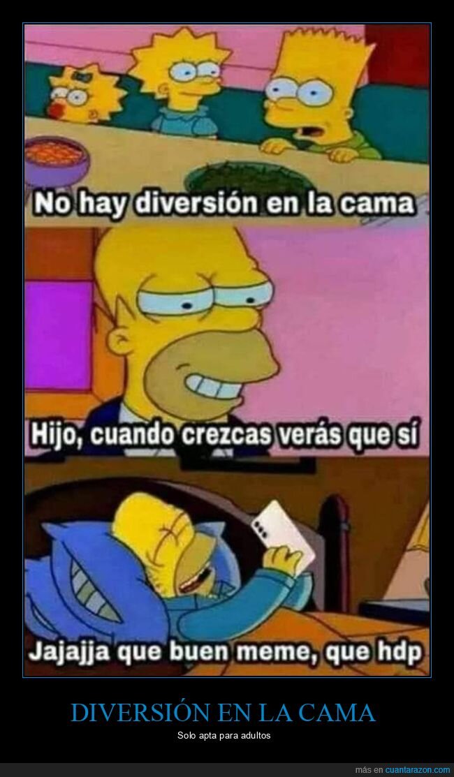 diversión,cama,crecer,meme,simpsons