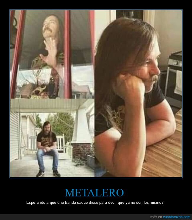 metalero,esperando,banda,disco