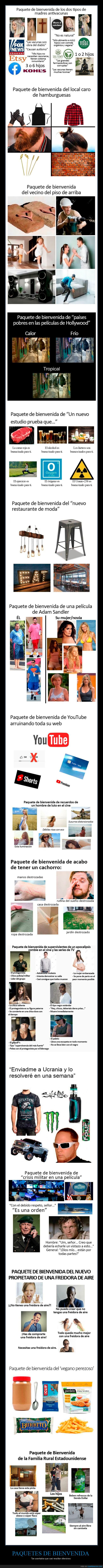 paquetes de bienvenida,starter packs