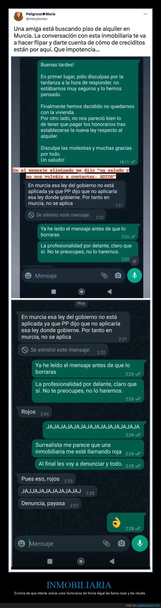 cobrar,inmobiliaria,rojos