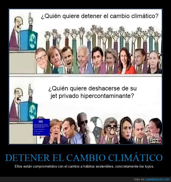 cambio climático,detener,jet provado