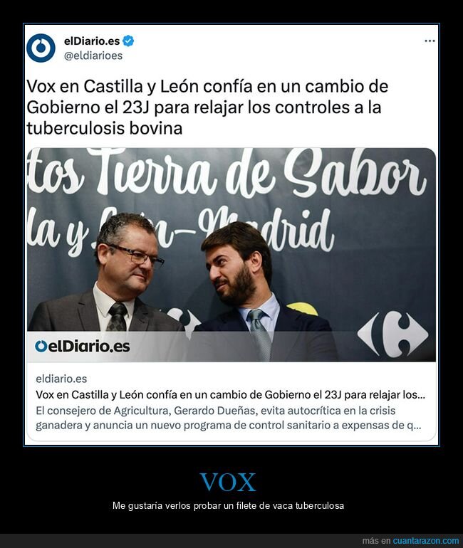 castilla y león,controles,políticos,tuberculosis bovina,vox