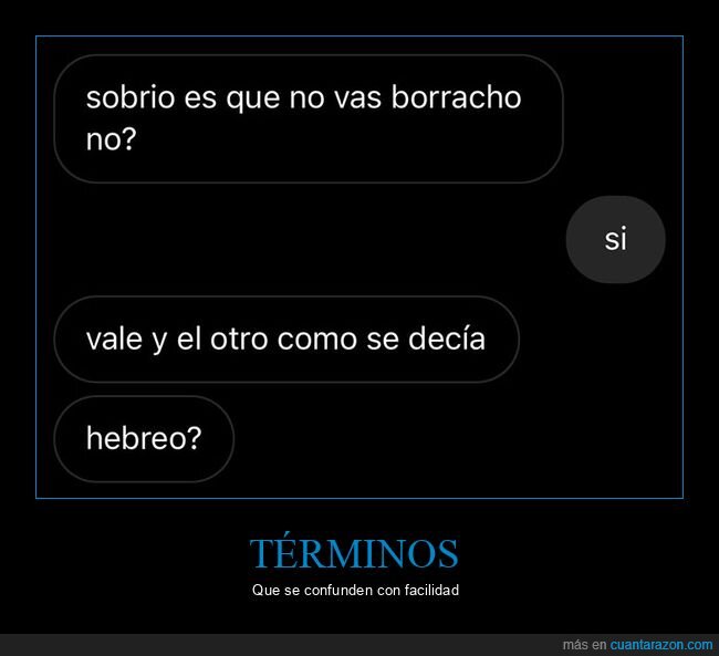 borracho,sobrio,hebreo