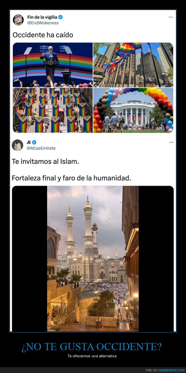 occidente,orgullo gay,islam