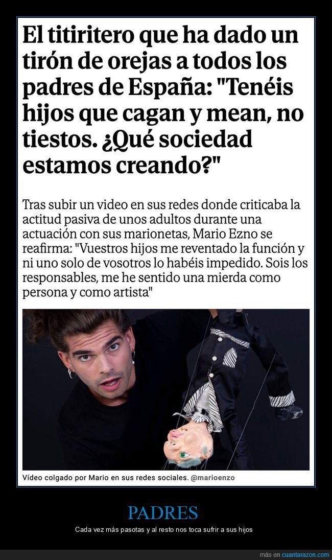 hijos,niños,padres,titiritero