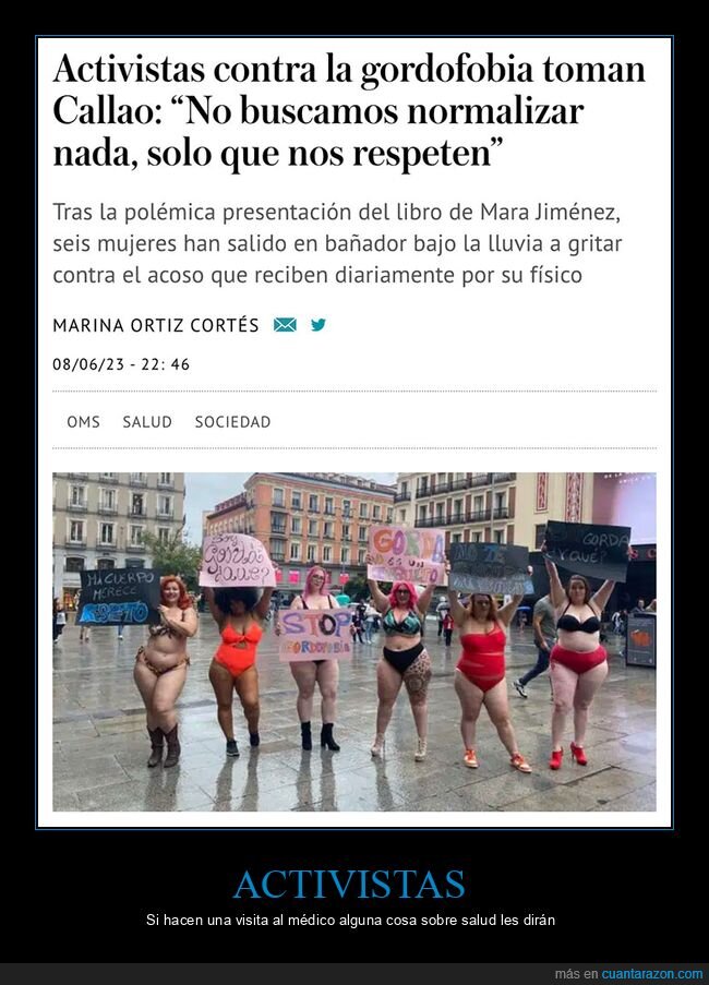 activistas,gordofobia