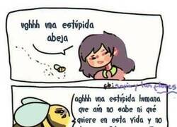 Enlace a Es mejor no insultar a las abejas...