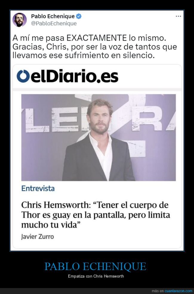 echenique,chris hemsworth,políticos