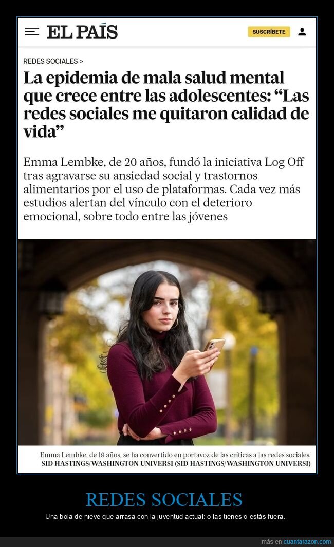 redes sociales,salud mental,adolescentes