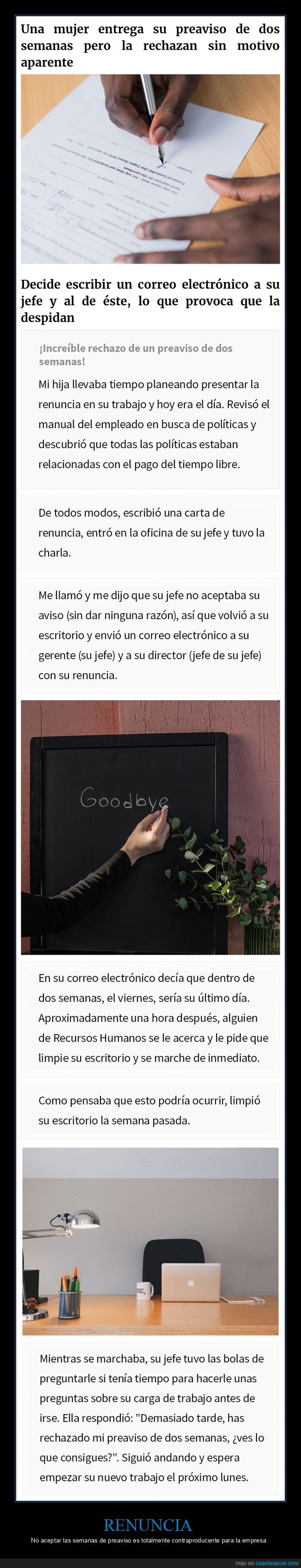 renuncia,trabajo,preaviso