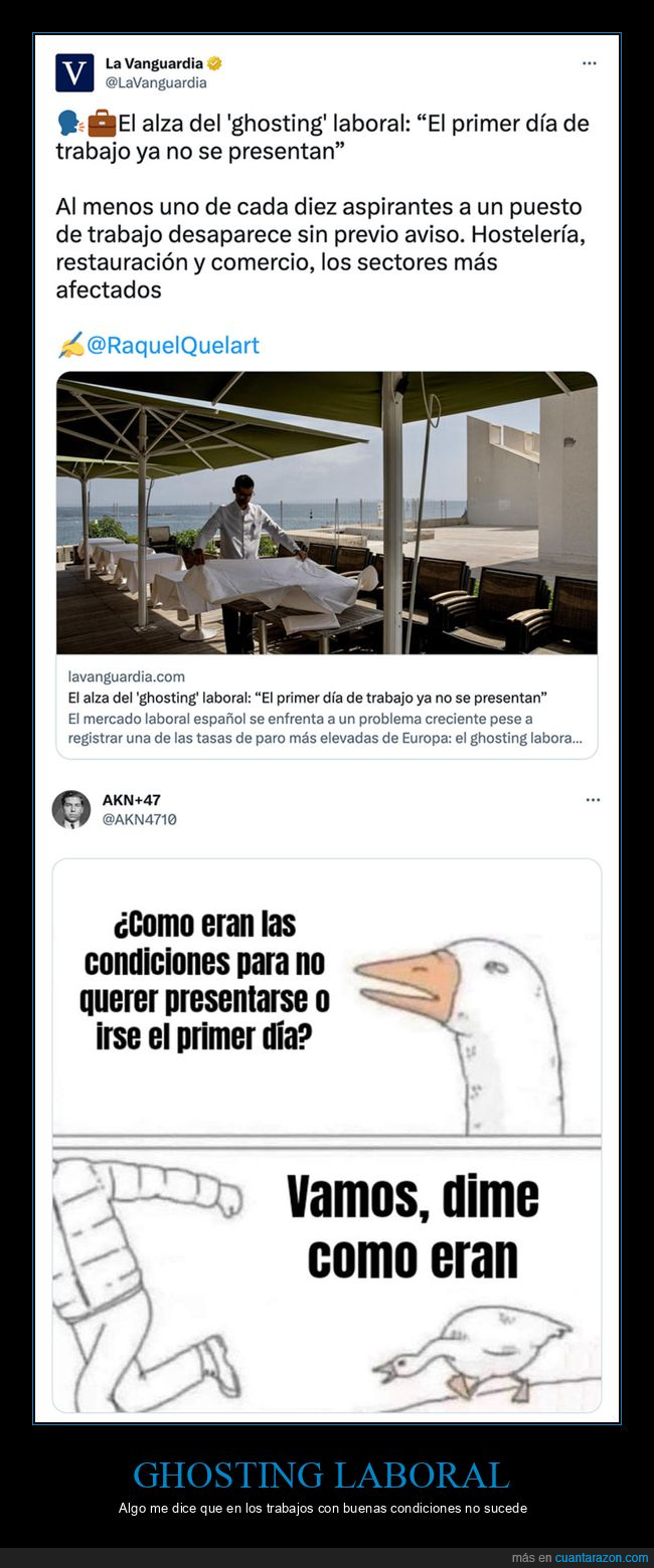 ghosting,presentarse,primer d&iacute;a,trabajo