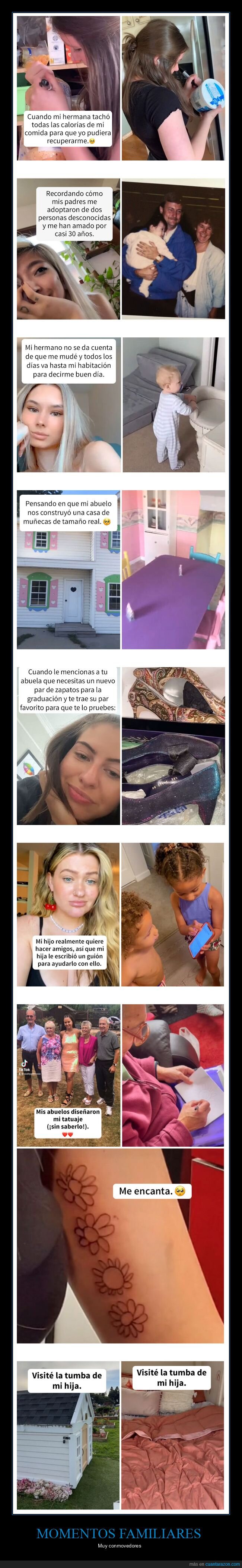 momentos familiares,reconfortantes