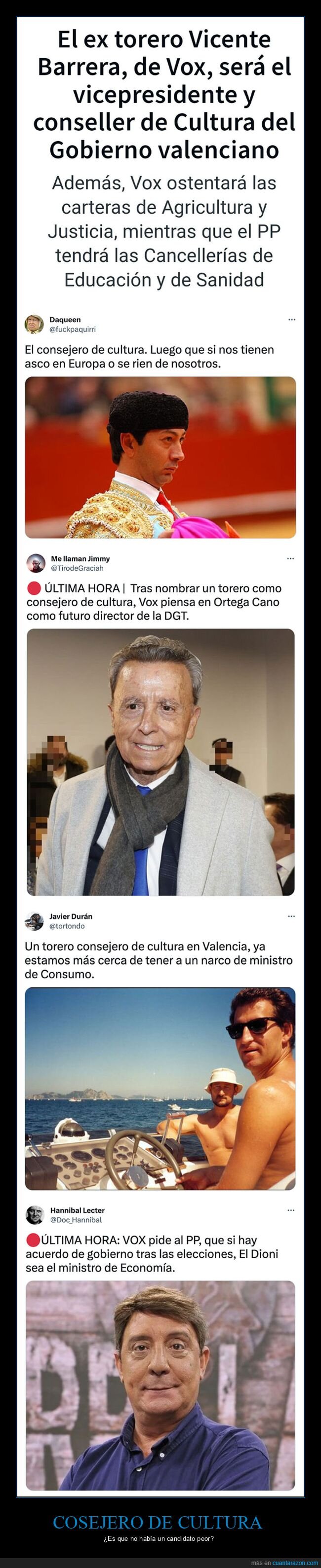 cultura,políticos,torero,vox