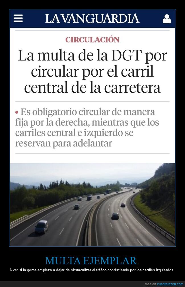 multa,dgt,carril