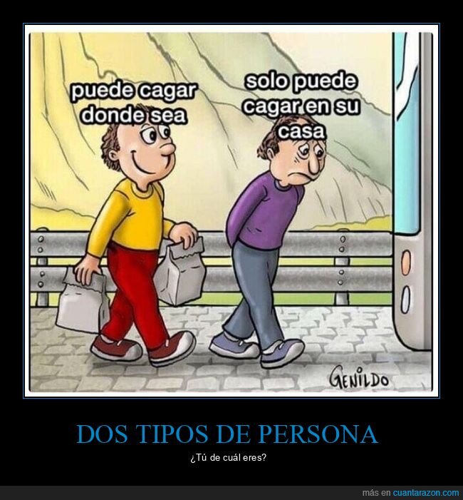 cagar,donde sea,casa