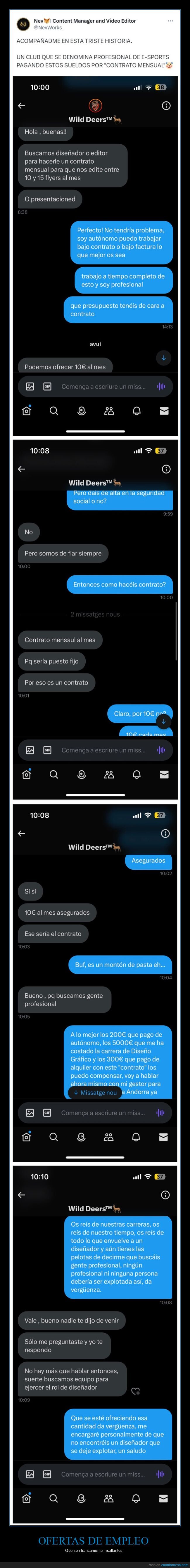 oferta de empleo,10€,trabajo,diseñador