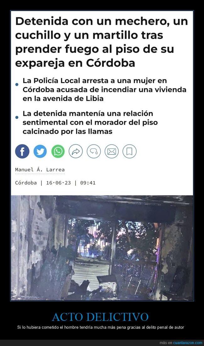 detenida,incendiar,piso,ex