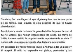 Enlace a Familia adopta a un niño después de que este se convirtiera en el mejor amigo de su hijo