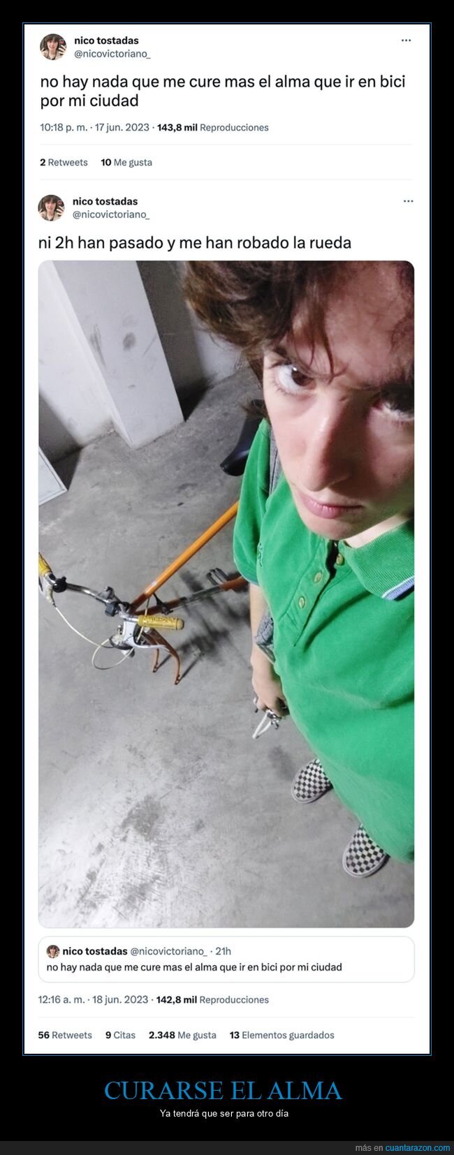 bicicleta,fails,robo,rueda