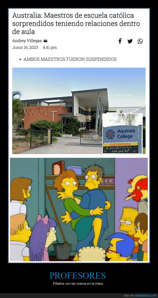 colegio católico,pillada,profesores