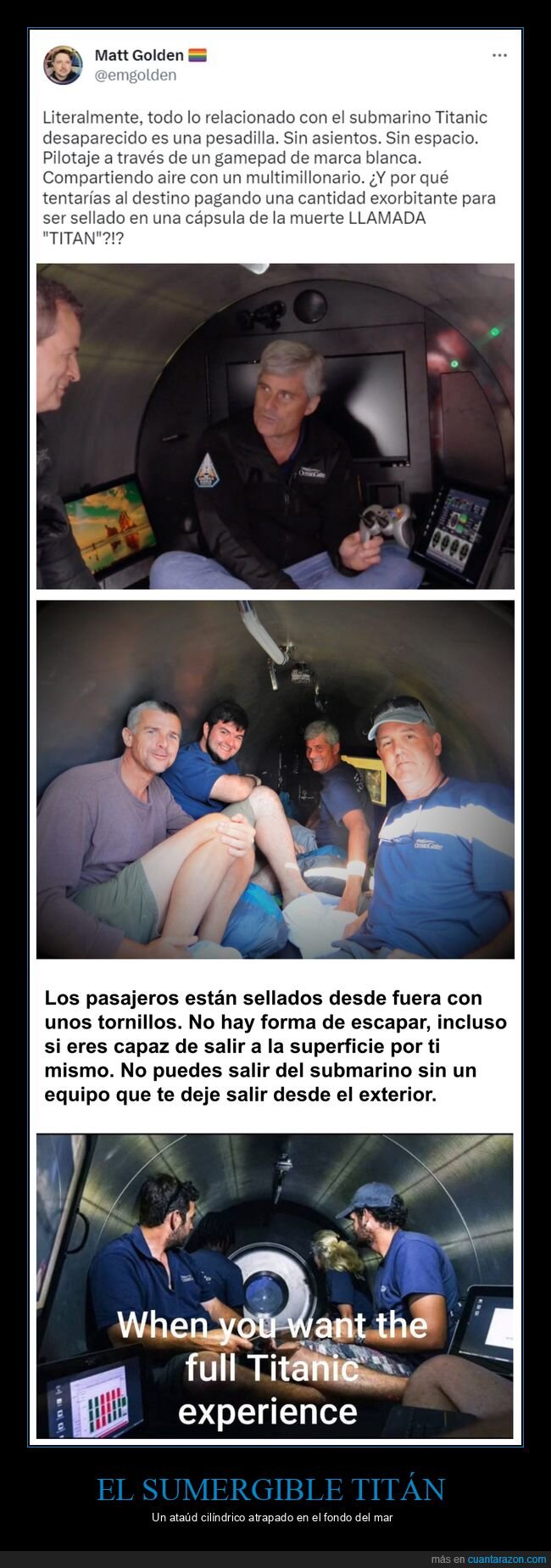 submarino,titán,titanic