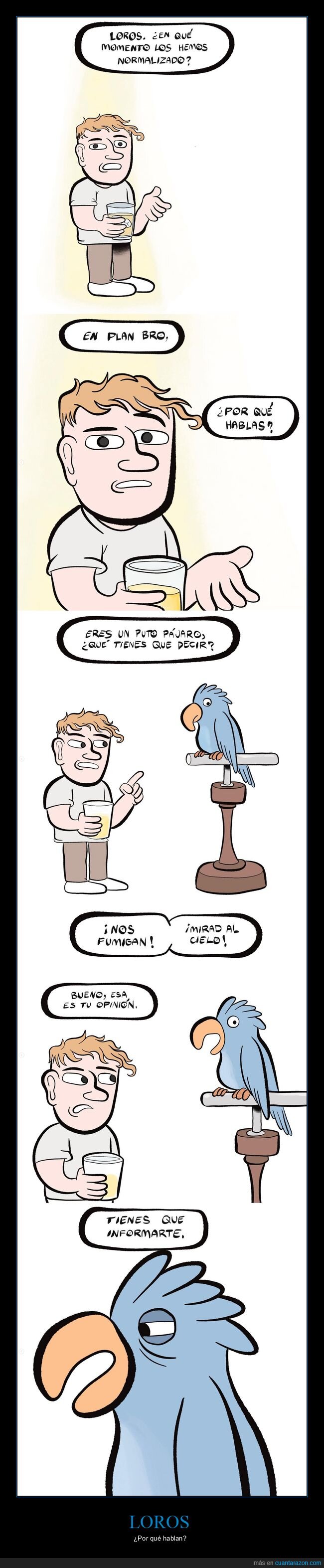 loros,hablar,chemtrails,conspiranoicos