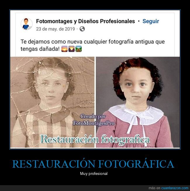 fotografía antigua,restauración,fails