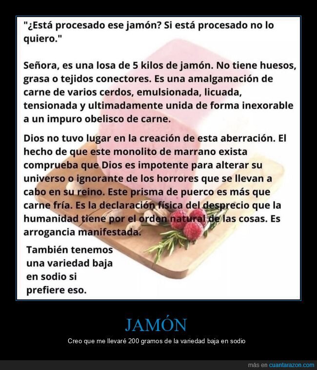 jamón,procesado