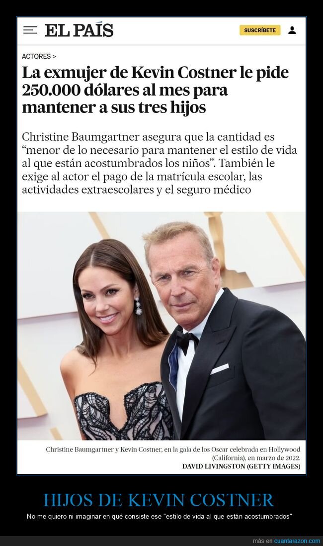 kevin costner,ex,dinero,hijos,estilo de vida