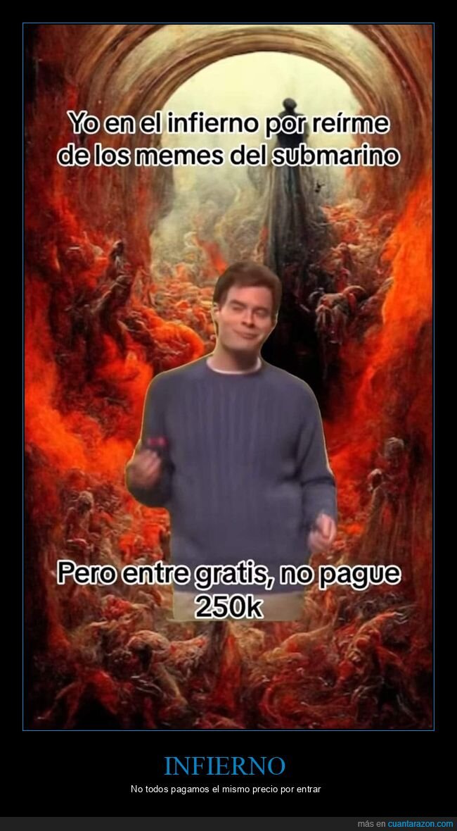 infierno,reírse,memes,submarino,titanic