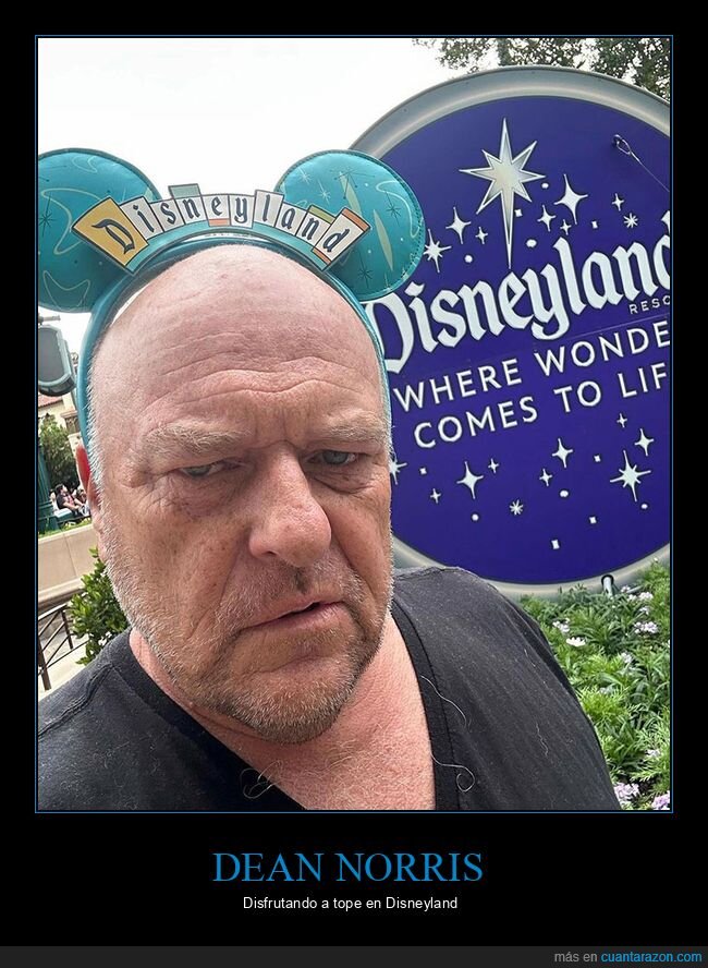 caretos,dean norris,disneyland