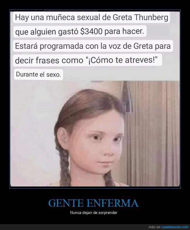 greta thunberg,muñeca,wtf