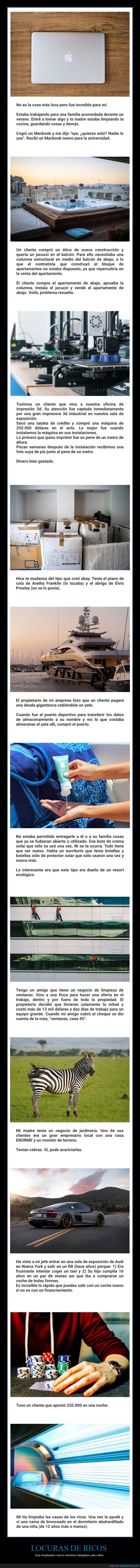 ricos,locuras,empleados