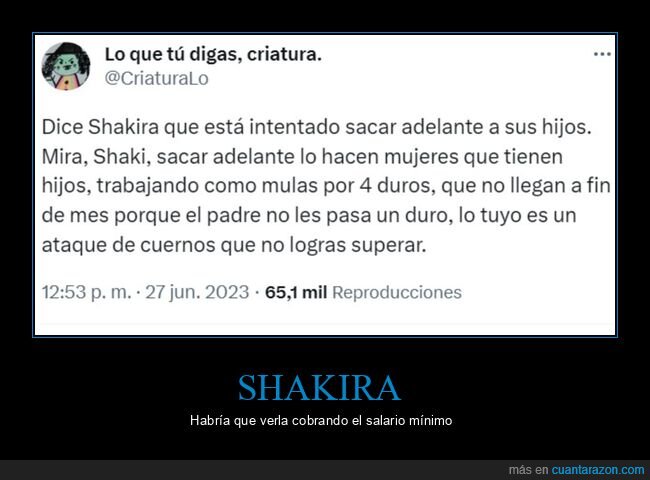 shakira,sacar adelante,hijos