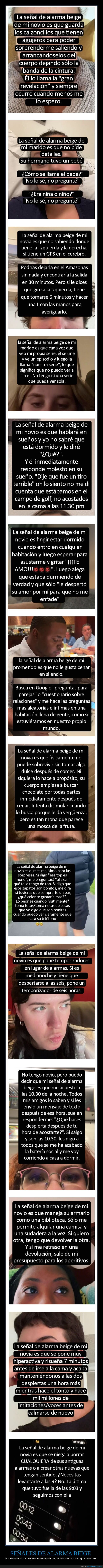 señales de alarma beige,parejas