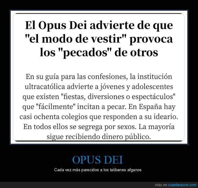 opus dei,pecados,vestir