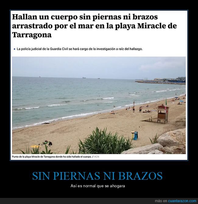 playa,sin brazos,sin piernas,torso,wtf