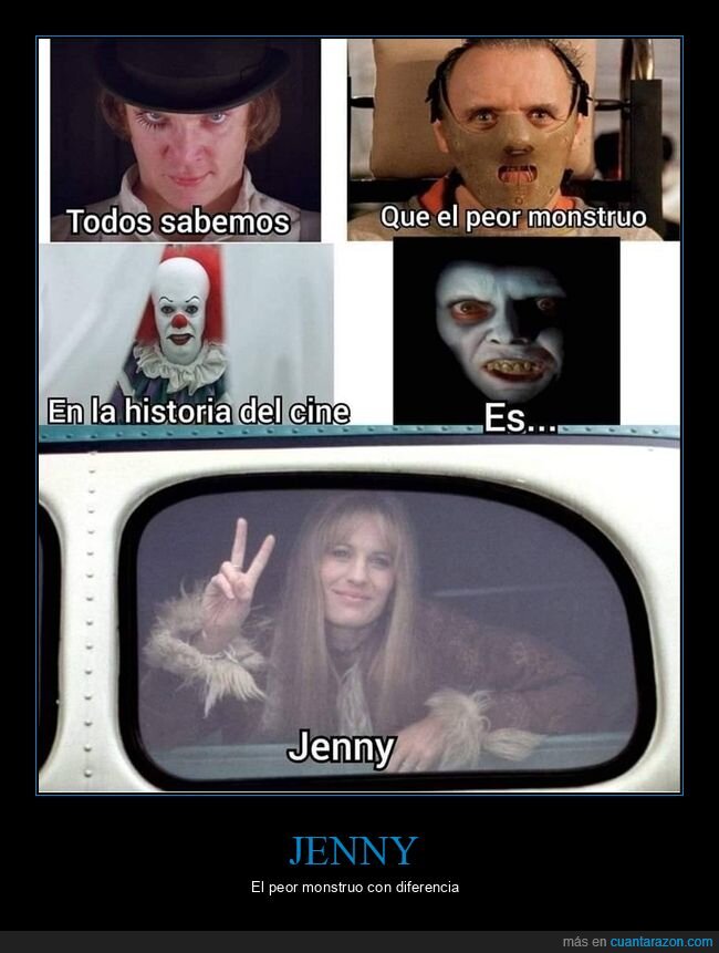 cine,forrest gump,jenny,monstruo