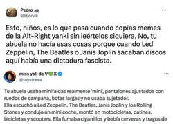 Enlace a Una tuitera trató de dulcificar tiempos pasados pero le replican recordándole que vivíamos en una dictadura