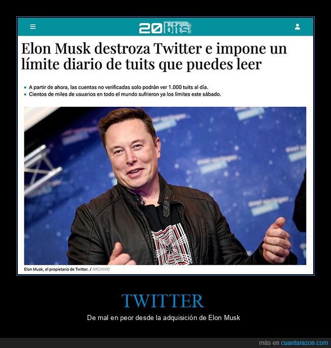 twitter,límite,elon musk