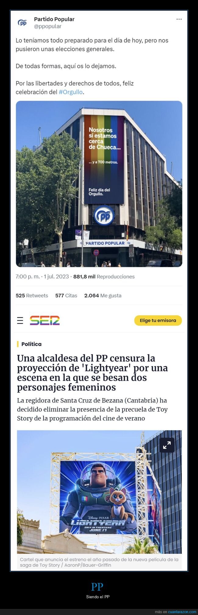 pp,orgullo gay,lightyear,censura