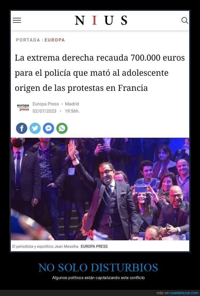 extrema derecha,recaudar,dinero,policía,protestas,francia