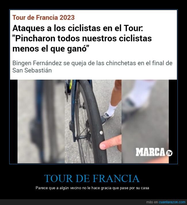 tour de francia,chinchetas,ciclistas