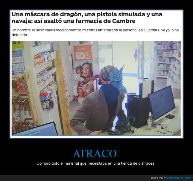 atraco,máscara,dragón