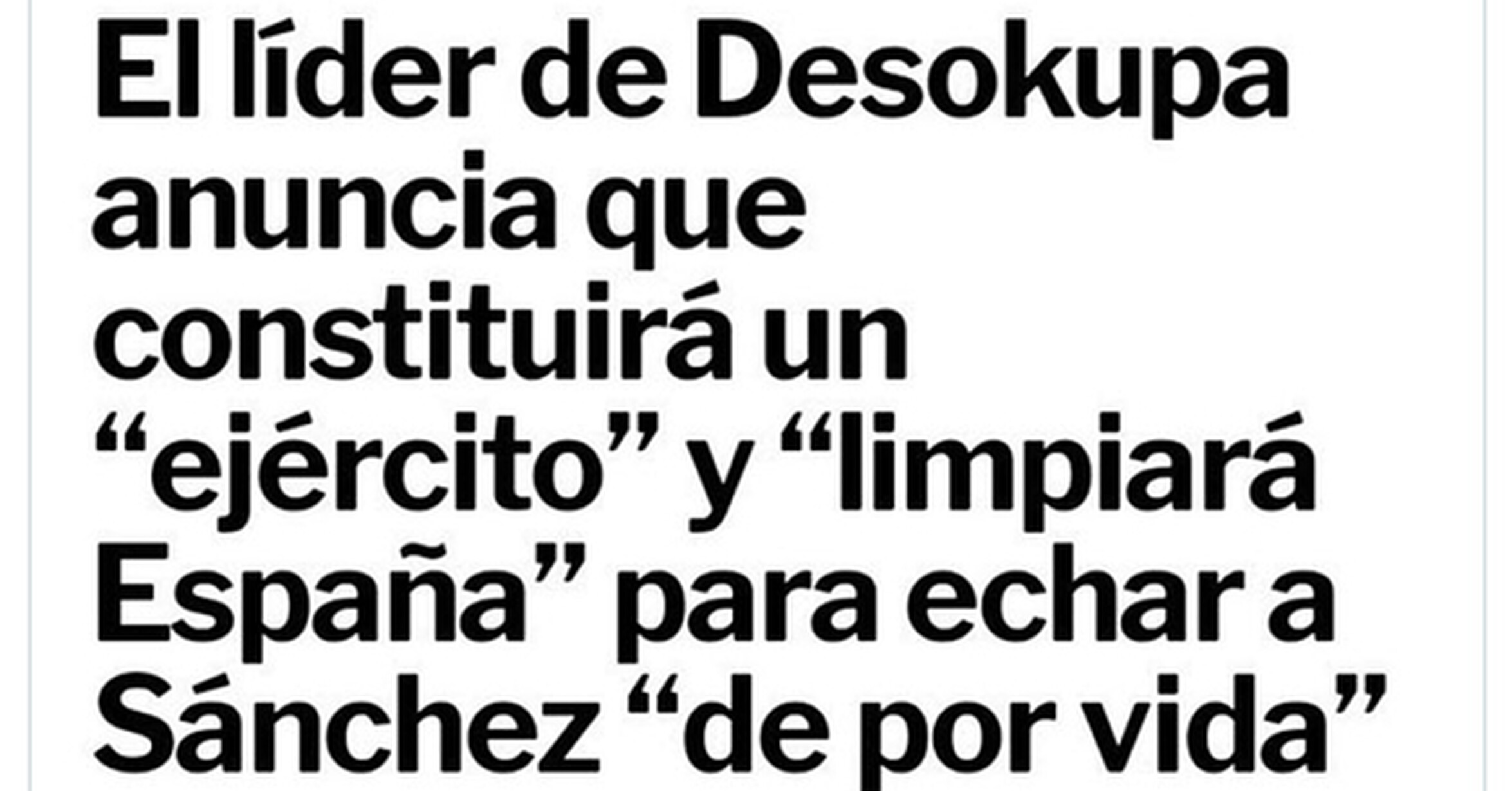 ¡Cuánta razón! / No suena muy democrático...