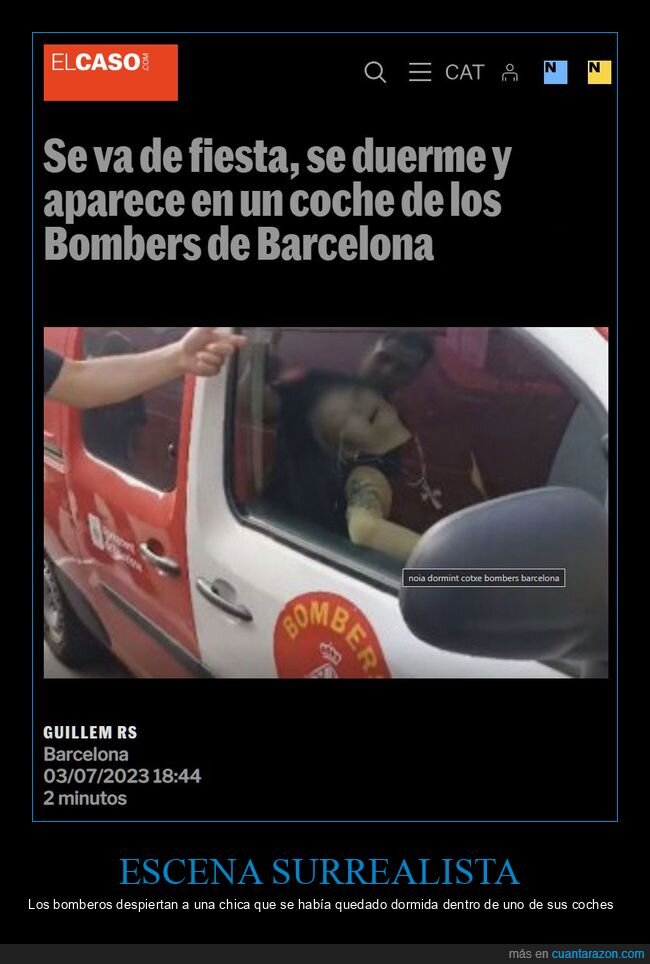 bomberos,durmiendo,coches