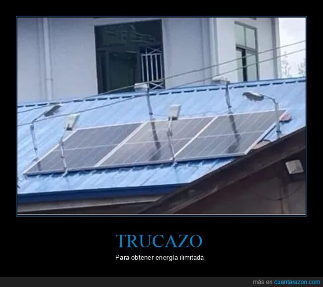 focos,placas solares,wtf