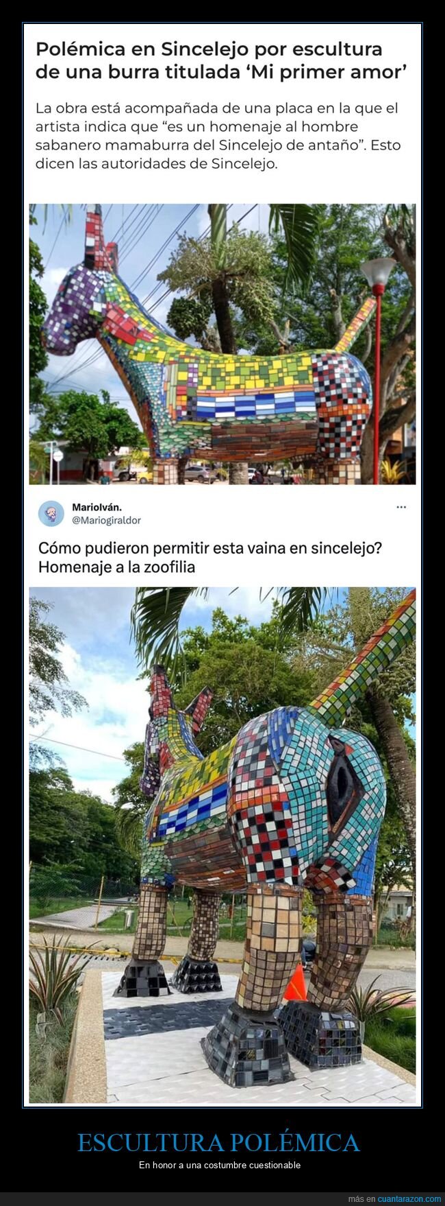 burros,colombia,escultura,wtf